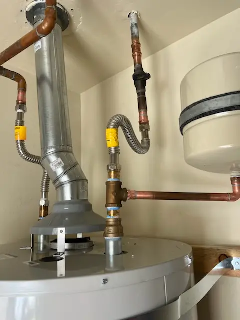 Water heater installation and plumbing repair in Darling